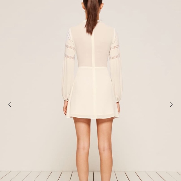 HOST PICK Reformation Petites Sachi Dress in ivory - Picture 7 of 9